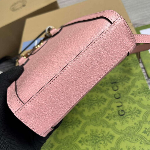 Replica Gucci 739079 Diana Mini Tote Bag Pink leather 5