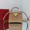 Replica Valentino 7300 Rockstud Alcove Grainy Calfskin BOX Bag XW2B0J73 Beige 9