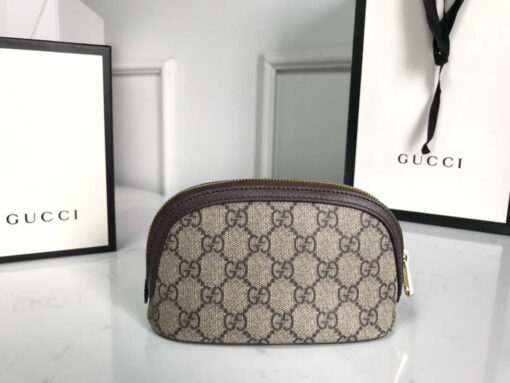 Replica Gucci 625550 Ophidia GG medium cosmetic case Beige &ebony 3