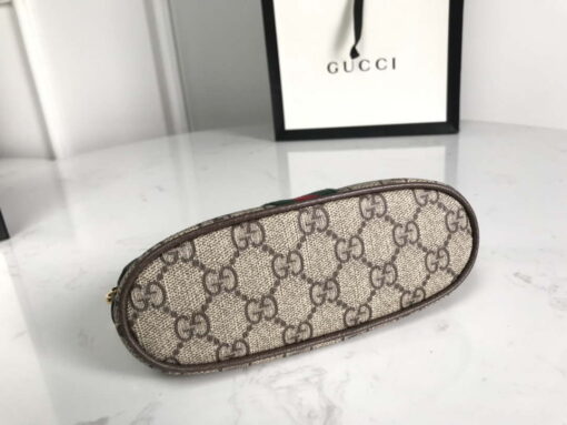 Replica Gucci 625550 Ophidia GG medium cosmetic case Beige &ebony 4