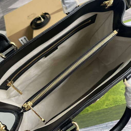 Replica Gucci 728236 GG Matelassé Tote Black 8