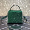 Replica Valentino 1W2B0G97TZA0FO Vsling Mini Handbag With Sparkling Embroidery Blue 10