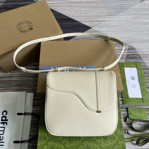 Replica Gucci 740988 Equestrian inspired shoulder bag White