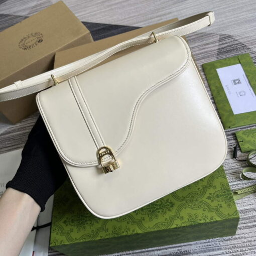 Replica Gucci 740988 Equestrian inspired shoulder bag White 3