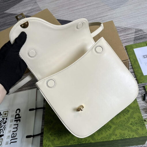 Replica Gucci 740988 Equestrian inspired shoulder bag White 7