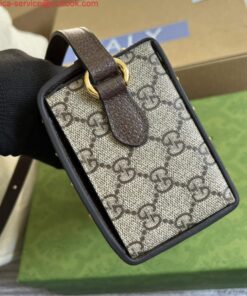 Replica Gucci 678460 GG Mini Bag Brown 2