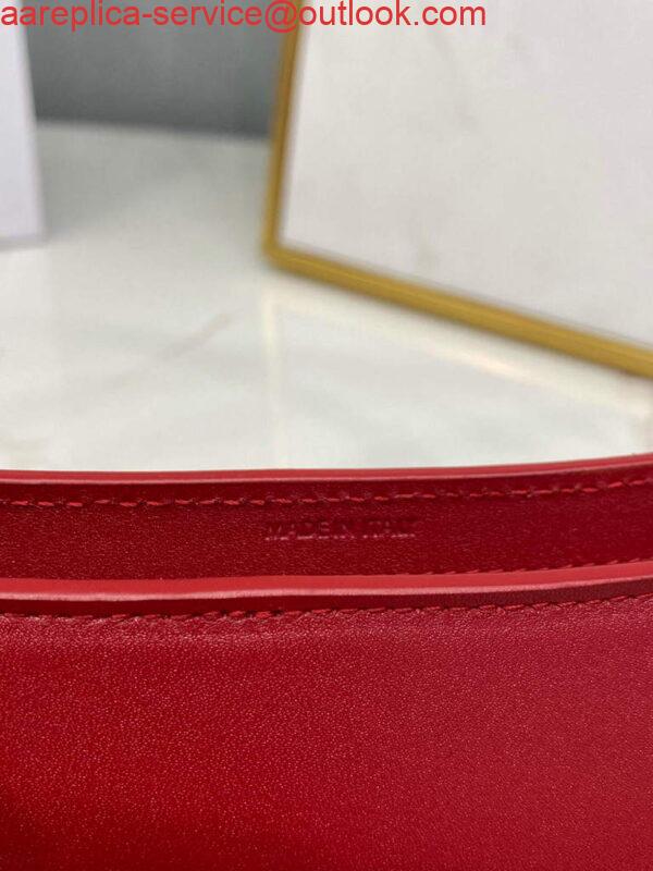 Replica Celine 198153 Shoulder Bag Cuir Triomphe in Smooth Calfskin Red 9