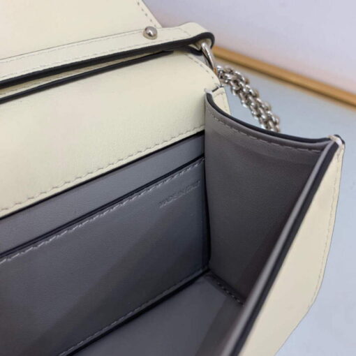 Replica Valentino WB0K53ZXL Star diamond Locò Small Shoulder Bag in Calfskin Light Ivory 6