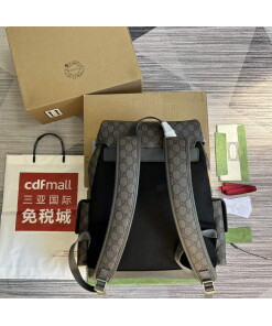 Replica Gucci 598140 Ophidia GG medium backpack Grey