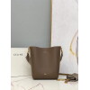 Replica Celine 178303 Sangle Small Bucket Bag in Soft Grained Calfskin Apricot 10