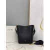 Replica Celine 194143 Triomphe Shoulder Bag in Natural Calfskin Black 11