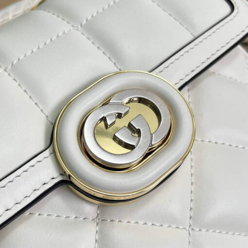 Replica Gucci 741457 Gucci Deco mini shoulder bag White 4