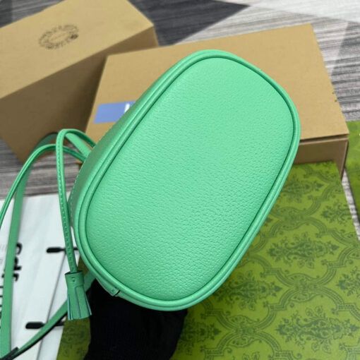 Replica Gucci 550620 Ophidia mini bucket bag with Double G Mint Green 3