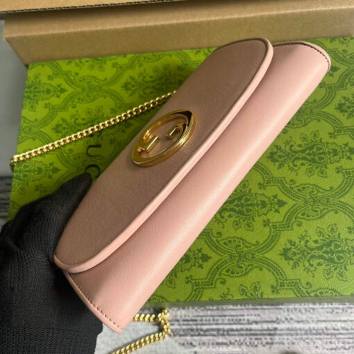 Replica Gucci 725215 Gucci Blondie continental chain wallet Light pink 4