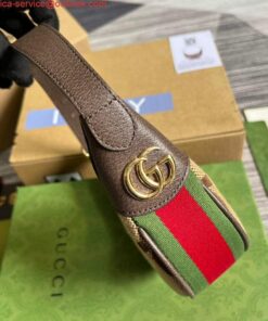 Replica Gucci 658551 Ophidia Jumbo GG Mini Bag Brown 2