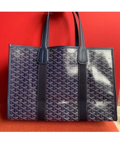 Replica Goyard VILLETMMLTY08CL08X Villette Tote Bag MM Blue 2