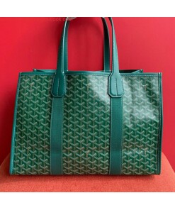 Replica Goyard VILLETMMLTY08CL08X Villette Tote Bag MM Green 2