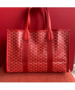 Replica Goyard VILLETMMLTY08CL08X Villette Tote Bag MM Red 2