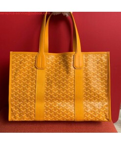 Replica Goyard VILLETMMLTY08CL08X Villette Tote Bag MM Yellow 2