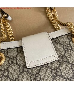 Replica Gucci 498156 Padlock GG Small Shoulder Bag White 2