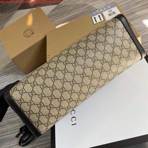 Replica Gucci 479197 Padlock Medium GG Shoulder Bag Black 6