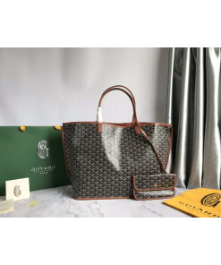 Replica Goyard GMLCG09TY09P Anjou GM Bag Brown with black