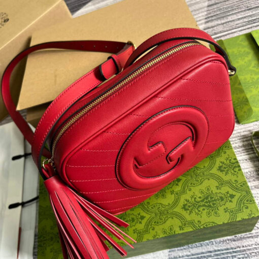 Replica Gucci 742360 Gucci Blondie Small Shoulder Bag Red 3