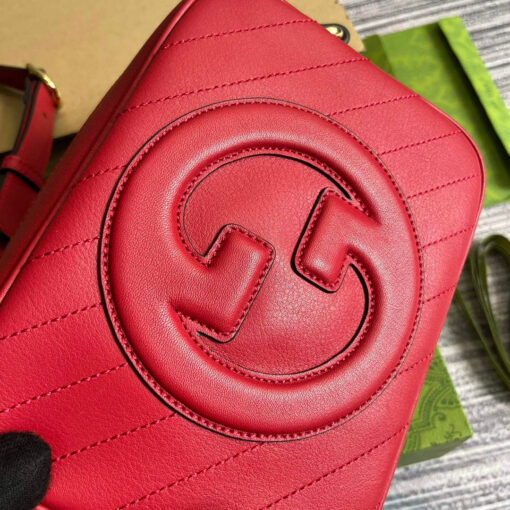 Replica Gucci 742360 Gucci Blondie Small Shoulder Bag Red 4