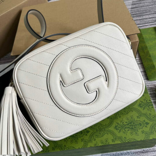 Replica Gucci 742360 Gucci Blondie Small Shoulder Bag White 3