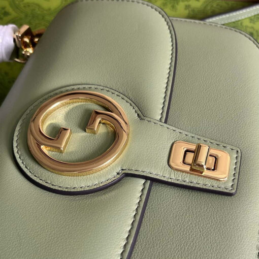 Replica Gucci 735101 Gucci Blondie Top-handle Bag Light green 4