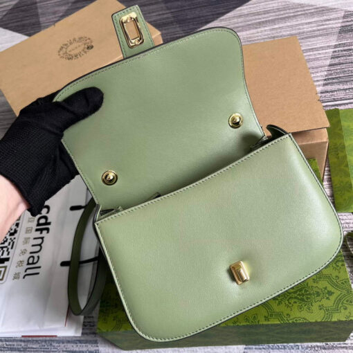 Replica Gucci 735101 Gucci Blondie Top-handle Bag Light green 6