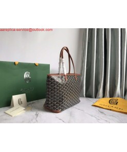 Replica Goyard PMLTY09CL09P Artois PM Bag Brown Black 2