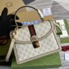 Replica Gucci 651055 Ophidia GG small top handle bag Camel and banana 10