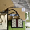 Replica Gucci 651055 Ophidia GG small top handle bag Camel and banana 9