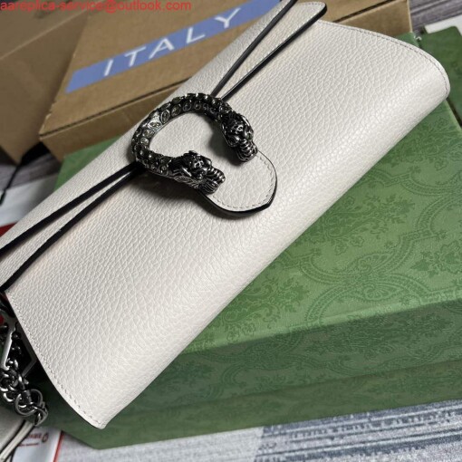 Replica Gucci 731782 Dionysus small shoulder bag White 4