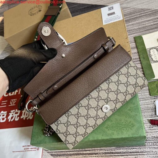 Replica Gucci 731782 Dionysus small shoulder bag Brown 5