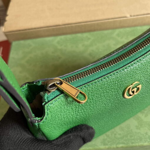 Replica Gucci 739076 Aphrodite shoulder bag with Double G Green 6