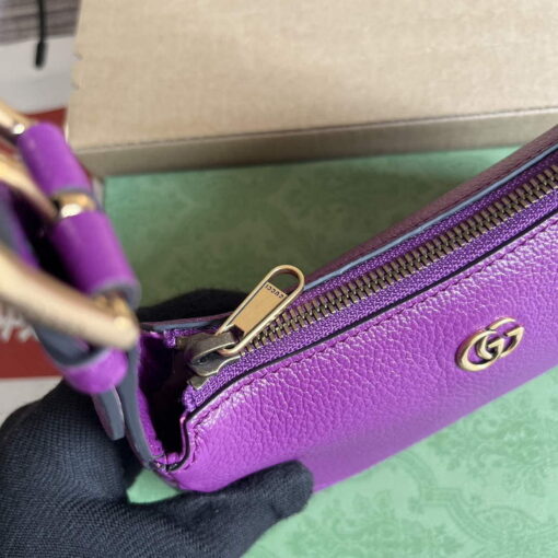 Replica Gucci 739076 Aphrodite shoulder bag with Double G Purple 4