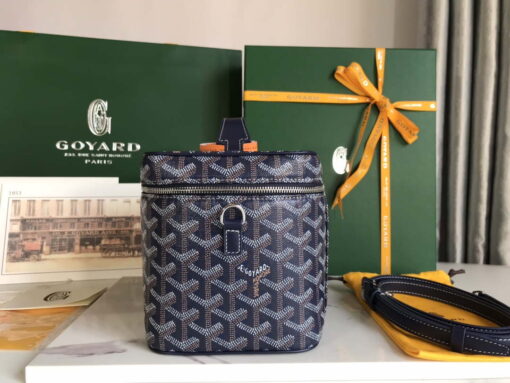 Replica Goyard MUSEVAPMLTY01CL03P Muse Vanity Case PM Bag Navy Blue 2