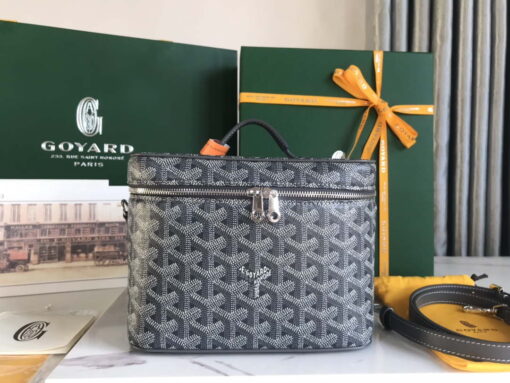 Replica Goyard MUSEVAPMLTY01CL03P Muse Vanity Case PM Bag Gray