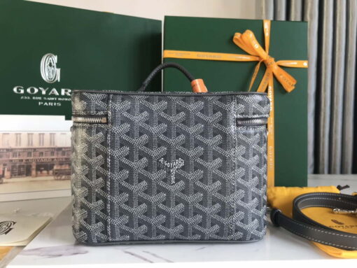 Replica Goyard MUSEVAPMLTY01CL03P Muse Vanity Case PM Bag Gray 3