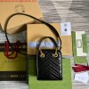 Replica Gucci 739682 GG Marmont Matelassé mini tote bag Light green 10