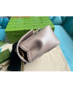 Replica Gucci 739682 GG Marmont Matelassé mini tote bag milk tea 2