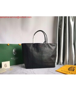 Replica Goyard GMLCG09TY09P Anjou GM Bag Black with Brown 2