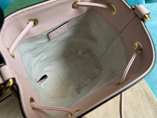 Replica Gucci 550620 Ophidia jumbo GG mini bucket bag Light pink 7