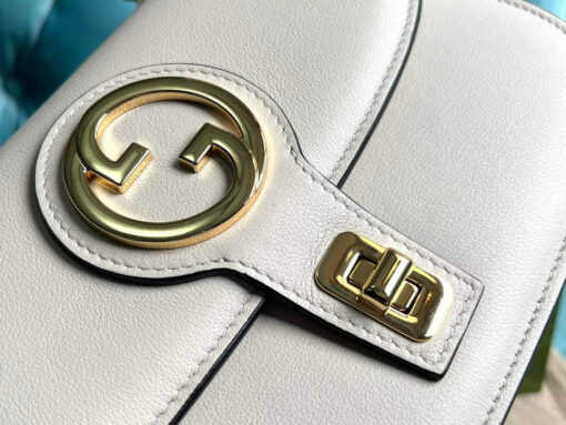 Replica Gucci 735101 Gucci Blondie Top-handle Bag White 3