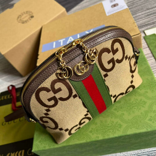 Replica Gucci 499621 Ophidia GG small shoulder bag Brown 5