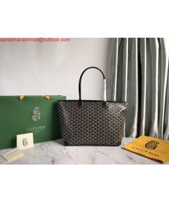 Replica Goyard MMLTY01CL03P Artois MM Bag Black with Brown