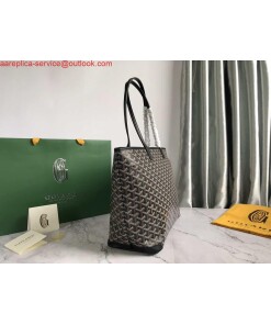 Replica Goyard MMLTY01CL03P Artois MM Bag Black with Brown 2