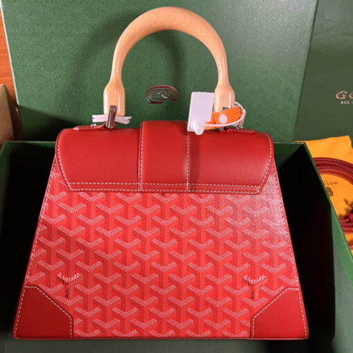 Replica Goyard BPMLTY07CL07P Sac Saigon Pm Bag Red 3